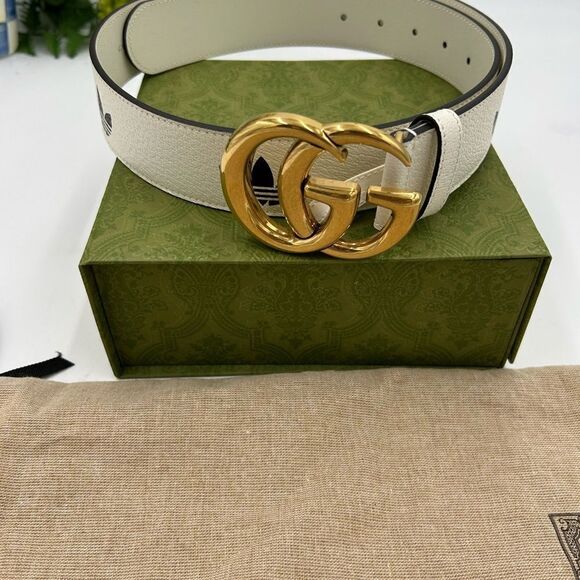 Unisex Gucci, X Adidas, GG Marmont, leather belt size size 90 cm/36 inches Italy main image 10